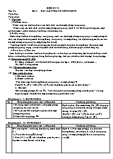 Bài giảng môn học Toán học lớp 11 - Tiết 25 - Bài 4: Hai mặt phẳng song song