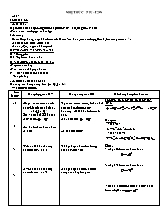 Bài giảng môn học Toán học lớp 11 - Tiết 27: Nhị thức Niu-Tơn