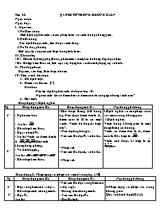 Bài giảng môn học Toán học lớp 11 - Tiết 28 - Bài 1: Vectơ trong không gian (Tiếp theo)