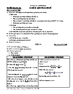 Bài giảng môn học Toán học lớp 11 - Tiết 49, 50, 51: Giới hạn của dãy số