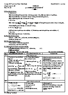 Bài giảng môn học Toán học lớp 11 - Tiết: 49 - 50 - Bài 1: Giới hạn của dãy số