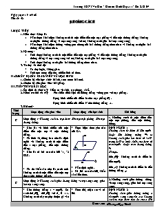 Bài giảng môn học Toán học lớp 11 - Tiết số: 42: Khoảng cách