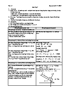 Bài giảng môn học Vật lý lớp 10 - Tiết 31: Bài tập (Tiếp theo)