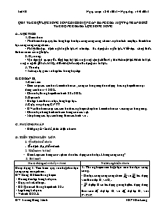 Bài giảng môn học Vật lý lớp 10 - Tiết 40:  Quy tắc hợp lực song song. Điều kiện cân bằng của một vật rắn dưới tác dụng của ba lực song song (Tiếp)