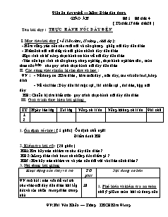 Bài giảng môn học Vật lý lớp 9 - Thực hành nối dây đện