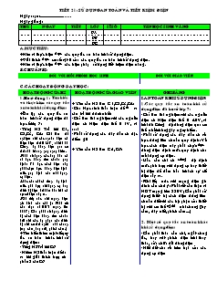 Bài giảng môn học Vật lý lớp 9 - Tiết 21: Sử dụng an toàn và tiết kiệm điện (Tiếp)