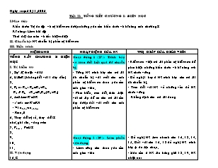 Bài giảng môn học Vật lý lớp 9 - Tiết 22: Tổng kết chương I : Điện học