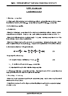 Bài soạn Vật lý lớp 10 - Lượng tử ánh sáng