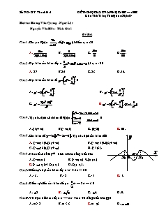 Đề thi học kỳ I năm học 2007 – 2008