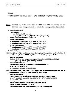 Địa lí tự nhiên dại cương