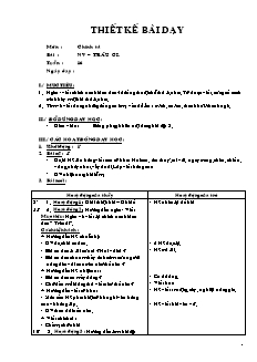 Giáo án Chính tả 2 tuần 16: Trâu ơi