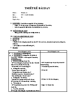 Giáo án Chính tả 2 tuần 21: Sân chim