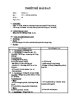 Giáo án Chính tả 2 tuần 26: Sông Hương