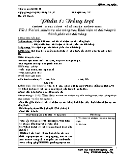 Giáo án Công nghệ 7 - Trường THCS Khánh Yên Hạ