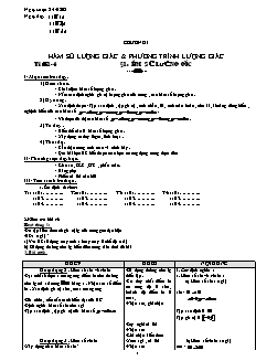 Giáo án Đại số 11 CB trọn bộ