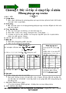 Giáo án Đại số 11 - Chương 3: Dãy số-Cấp số cộng-Cấp số nhân (phần 1)