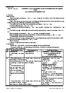 Giáo án Đại số 11 NC học kì 1