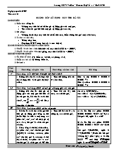 Giáo án Đại số 11 - Trường THPT Võ Giữ - Tiết 10: Hướng dẫn sử dụng máy tính bỏ túi