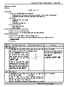 Giáo án Đại số 11 - Trường THPT Võ Giữ - Tiết 5: Luyện tập