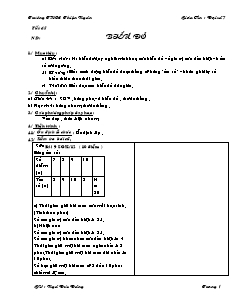 Giáo án Đại số 7 kì 2 - Trường THCS Thiện Ngôn