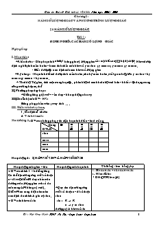 Giáo án Đại số - Giải tích 11 - Năm học: 2008 - 2009