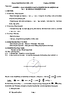 Giáo án Đại số & giải tích 11 NC trọn bộ