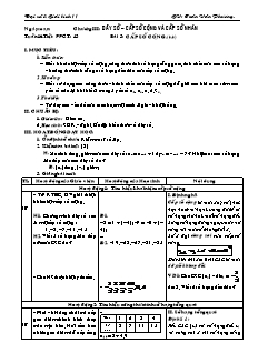 Giáo án Đại số & giải tích 11 tiết 42: Cấp số cộng (tt)