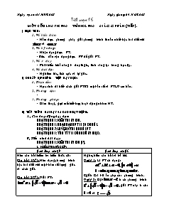 Giáo án Đại số khối 11 - Tiết 16: Một số dạng phương trình lượng giác cơ bản (tiếp)