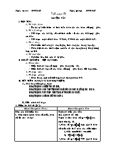 Giáo án Đại số khối 11 - Tiết 4: Luyện tập