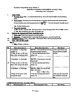 Giáo án Đại số lớp 11 - Đạo hàm các hàm số lượng giác (2 tiết)