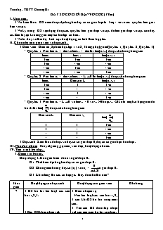 Giáo án Đại số lớp 11 - Dãy số có giới hạn vô cực (1 tiết)