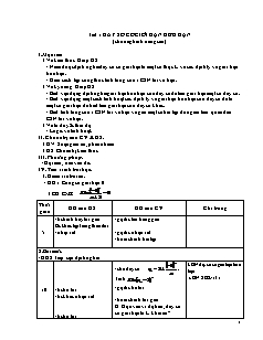 Giáo án Đại số lớp 11 - Tiết 1: Dãy số có giới hạn hữu hạn (chương trình nâng cao)