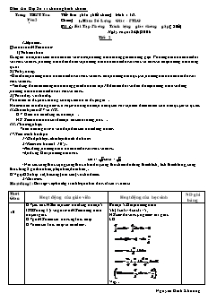 Giáo án Đại số lớp 11 - Tiết 16: Bài 3: Bài tập phương trình lượng giác thường gặp