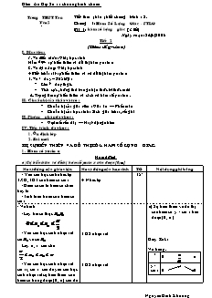 Giáo án Đại số lớp 11 - Tiết 2: Hàm số y = sin x