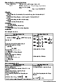 Giáo án Đại số lớp 11 - Tiết 39: Dãy số