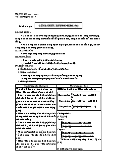 Giáo án Đại số và giải tích khối 11 - Tiết 14: Công thức lượng giác (tiếp)