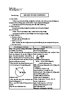 Giáo án Đại số và giải tích khối 11 - Tiết 19: Bài tập ôn tập chương I