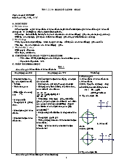 Giáo án dạy thêm môn Toán 11 năm 2007