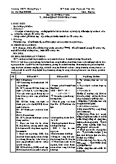 Giáo án Địa lý 11 Bài 12: Ô-Trây-li-a. Tiết 1: Khái quát về Ô-trây-li-a