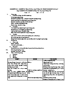 Giáo án Hình học 11 - Chương 2: Đường thẳng và mặt phẳng trong không gian