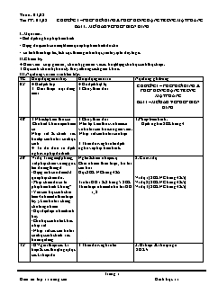 Giáo án lớp 11 nâng cao Hình học 11