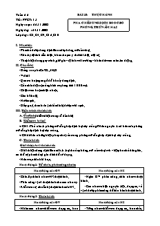 Giáo án môn Công nghệ lớp 10 - Bài 18: Pha chế dung dịch boocđô phòng, trừ nấm hại