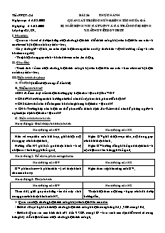 Giáo án môn Công nghệ lớp 10 - Bài 36: Thực hành quan sát triệu chứng, bệnh tích của gà bị mắc bệnh niu cát xơn và cá trắm cỏ bị bệnh xuất huyết do virut