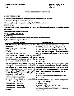 Giáo án môn Công nghệ lớp 10 - Bài 43 đến bài 49