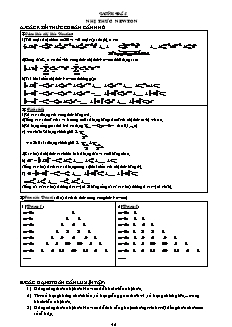 Giáo án môn Đại số lớp 11 - Vấn đề 2: Nhị thức newton