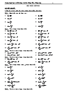 Giáo án môn Toán khối 11 - Nhị thức newton