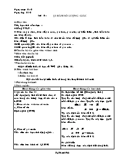 Giáo án môn Toán khối 11 - Tạ Thanh Hoá