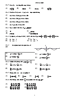 Giáo án môn Toán lớp 11 - Bài tập lượng giác