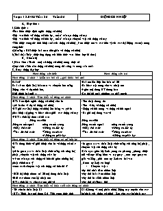 Giáo án môn Vật lí 8 tiết 32: Động cơ nhiệt