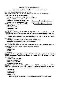 Giáo án môn Vật lý 10 - Bài 41: Áp xuất thuỷ tĩnh – Nguyên lí pa - Can